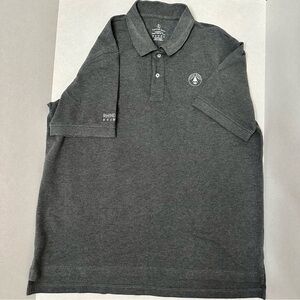 Lands End Rhinegeist Brewery Mens Size XL Charcoal Grey Polo Shirt Cincinnati